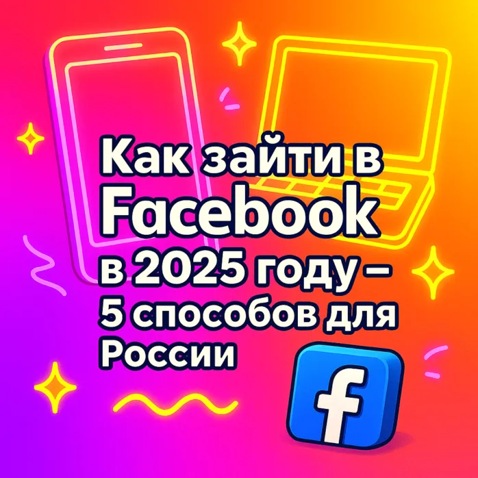 Как зайти в Facebook после блокировки в 2025 году — Полный гайд