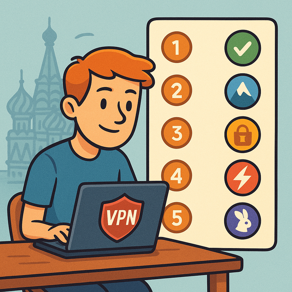 Какой VPN работает в России в августе 2025? ТОП-5 проверенных сервисов